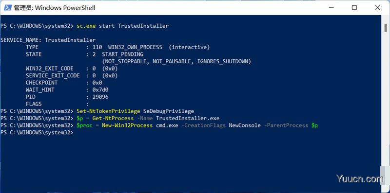 Win10 / Win11如何真正获取 Trustedinstaller 权限（非修改所有者及权限）