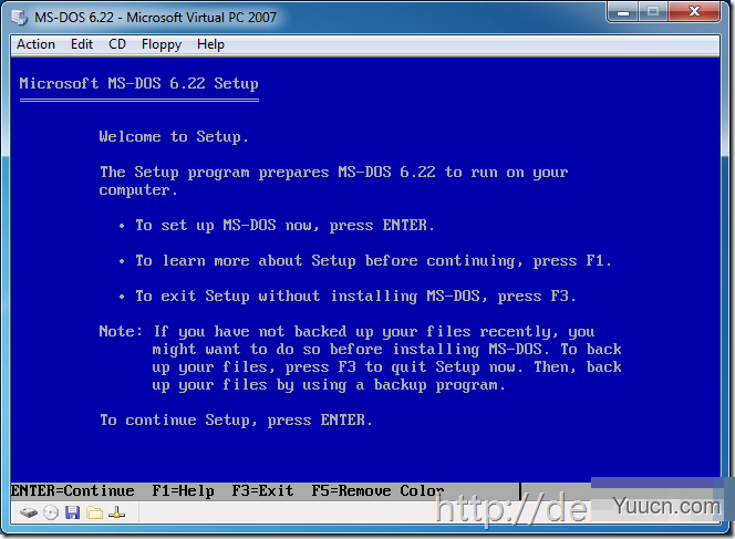 MSDN上MS-DOS 6.22的安装方法 MSDN上MS-DOS 6.22的安装方法