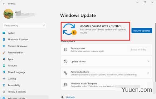 win11如何设置暂停更新?