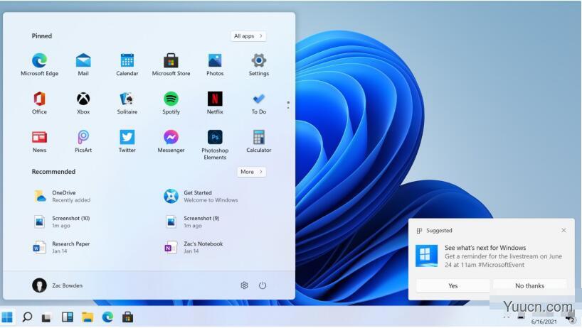 磁贴还没死， 微软Win11可修改注册表找回Win10开始菜单