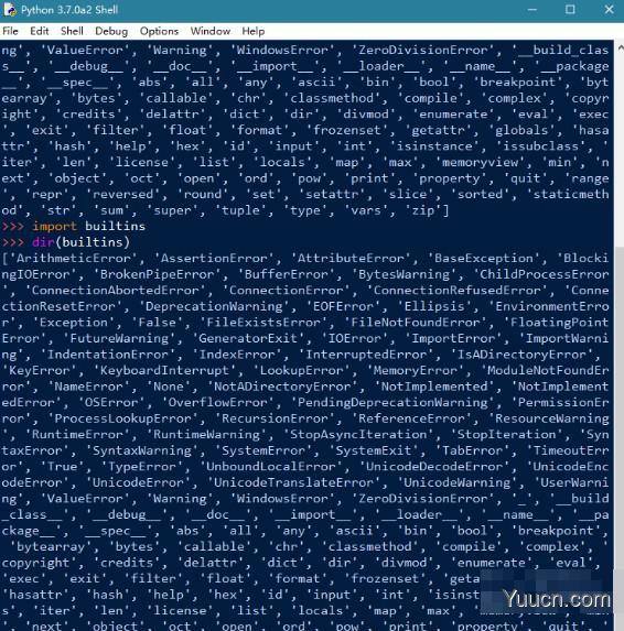 如何查看 Python 全部内置变量和内置函数？
