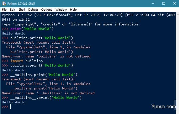 如何查看 Python 全部内置变量和内置函数？