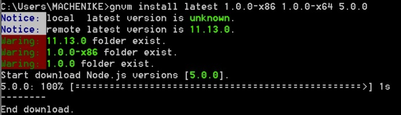 Node.js的多版本管理工具 gnvm(win环境)的详细安装教程（图解步骤、通俗易懂、亲测有效）