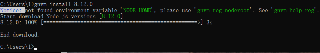 Node.js的多版本管理工具 gnvm(win环境)的详细安装教程（图解步骤、通俗易懂、亲测有效）