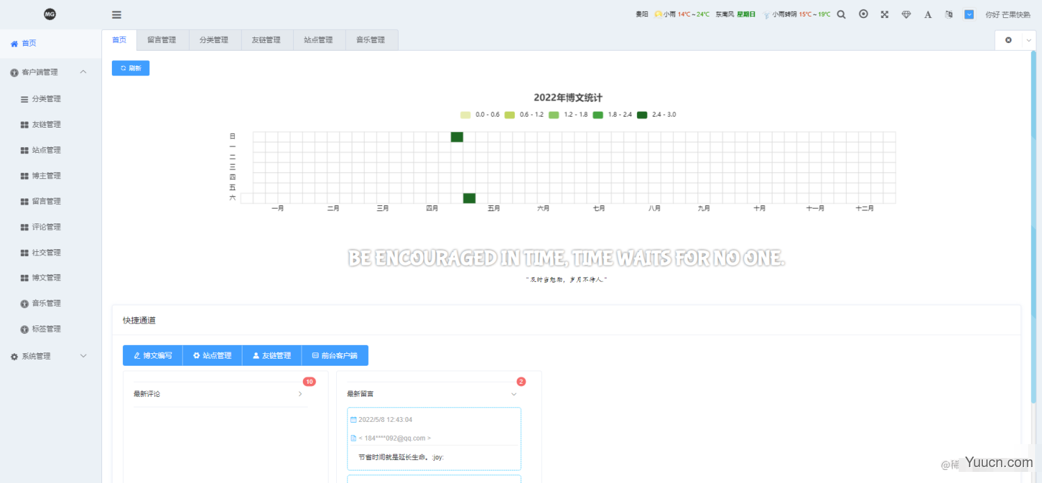 一个 "开箱即用" 个人博客全栈系统项目！vue+node+express+mysql+sequlize+uniapp