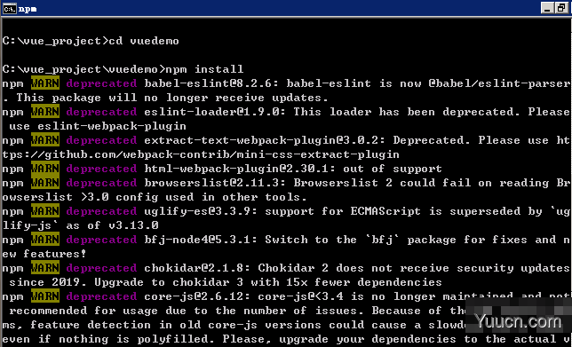 vue开发环境搭建及配置（windows）