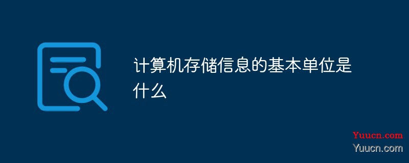 计算机存储信息的基本单位是什么