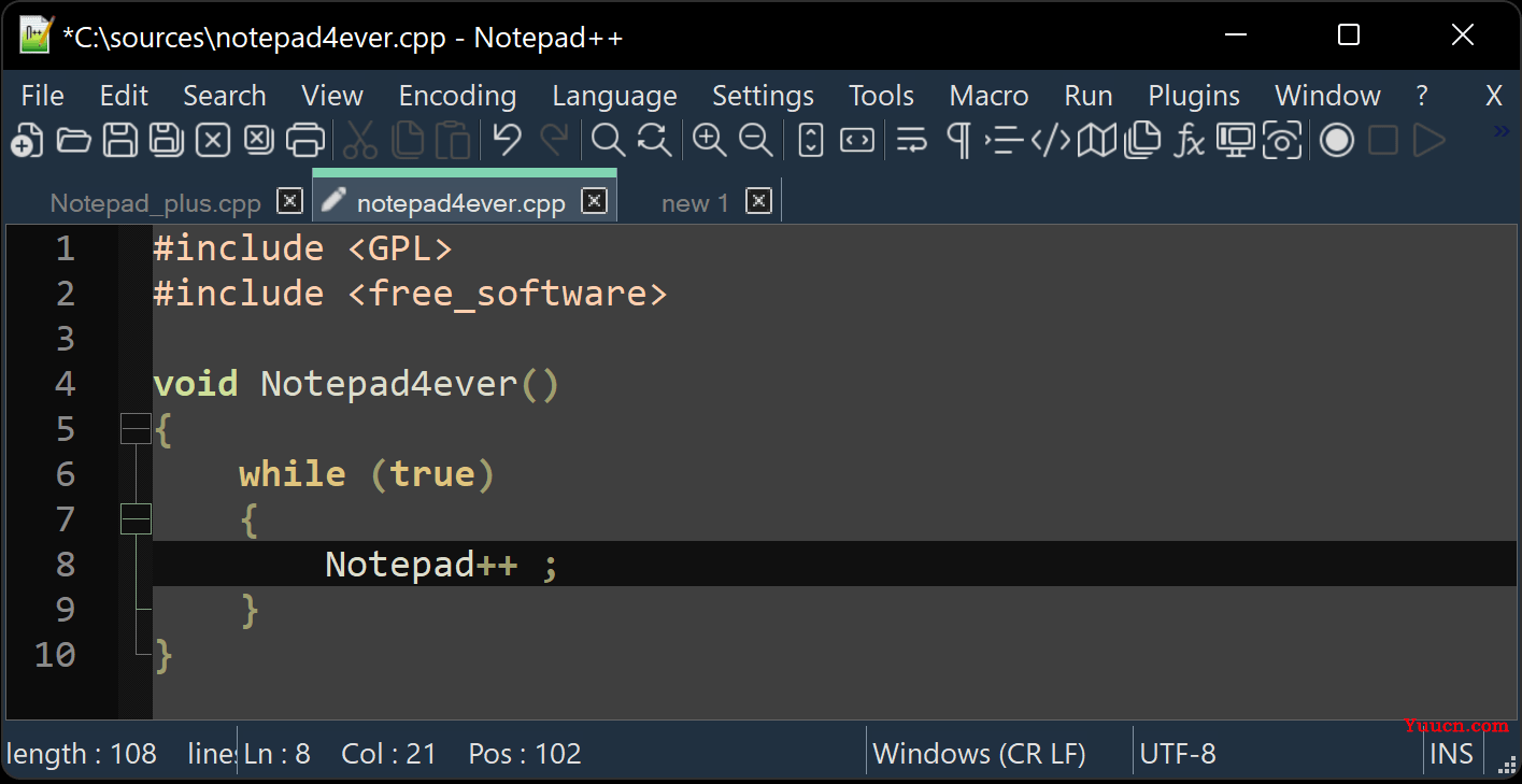 电脑学习网免费下载最新NotePad++v8.4.2代码编辑器ARM64位中文安装版~超好用的程序代码编辑软件