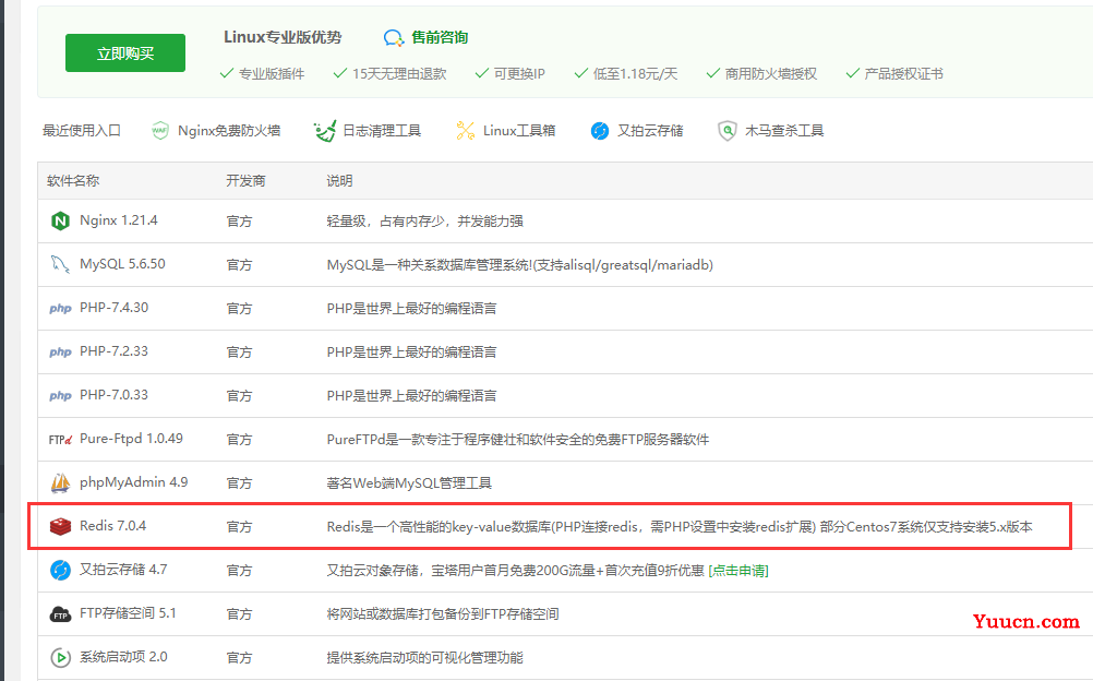 WordPress网站宝塔启用Redis配置缓存加速，提升网站打开速度