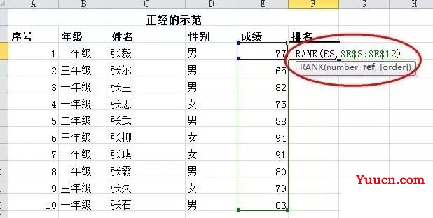 定制下拉列表框+函数RANK、COUNTIF使用方法 定制下拉列表框+函数RANK、COUNTIF使用方法
