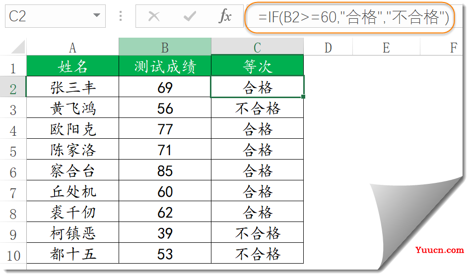 一组常用Excel函数公式,每天进步一点点 一组常用Excel函数公式,每天进步一点点