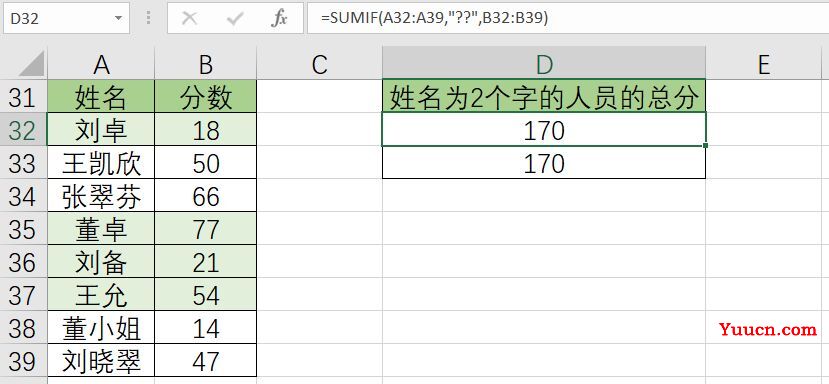 条件求和:sumif函数的通配符用法 条件求和:sumif函数的通配符用法
