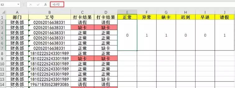 教你几分钟搞定的考勤数据! 教你几分钟搞定的考勤数据!