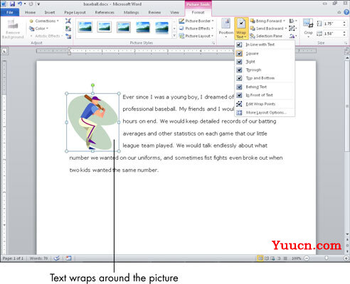 如何在Microsoft Word中换行