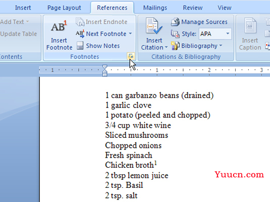 怎么在Word 2007中添加脚注和尾注? 怎么在Word 2007中添加脚注和尾注?