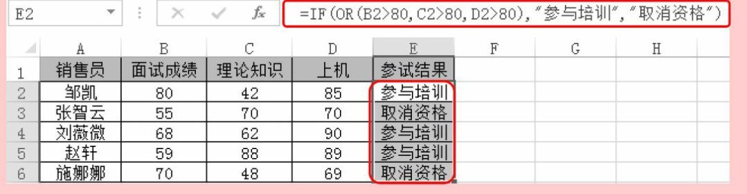 函数公式之IF函数