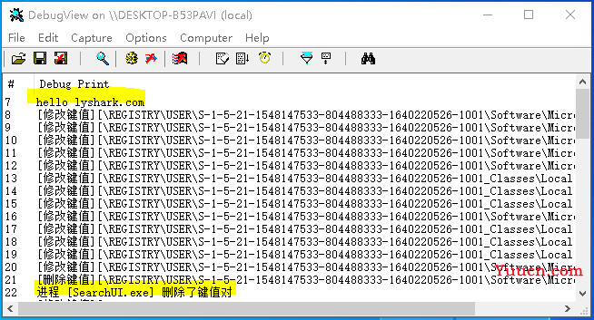 驱动开发：内核监控Register注册表回调