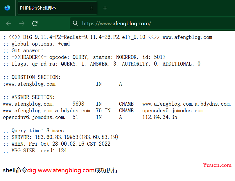 PHP执行Shell脚本或Bash脚本文件并返回命令输出详情