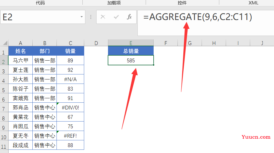 带错误值如何求和,三种方法任你选!