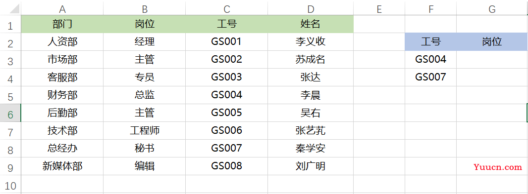 LOOKUP函数与VLOOKUP函数，你总会喜欢一个的