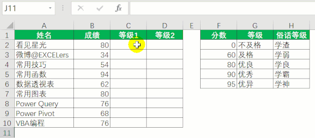 你所烦恼的LOOKUP函数，原来是这么回事