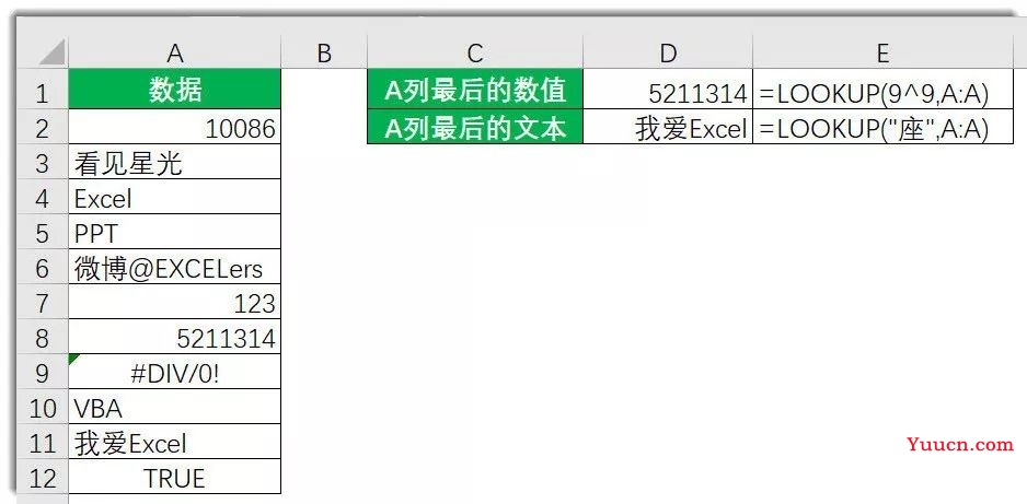 你所烦恼的LOOKUP函数，原来是这么回事