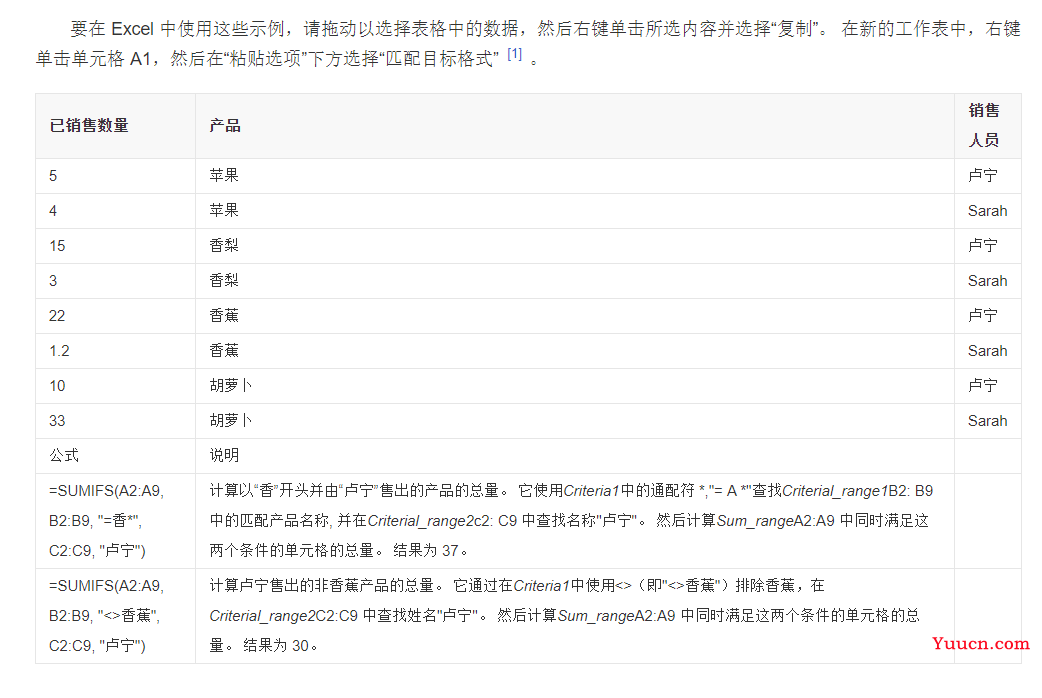 1分钟学会SUMIFS函数,从此山水永相逢 ,莫问兄长谁更强