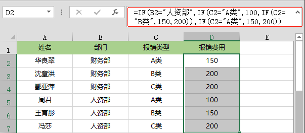 IF函数的5种常用方法汇总