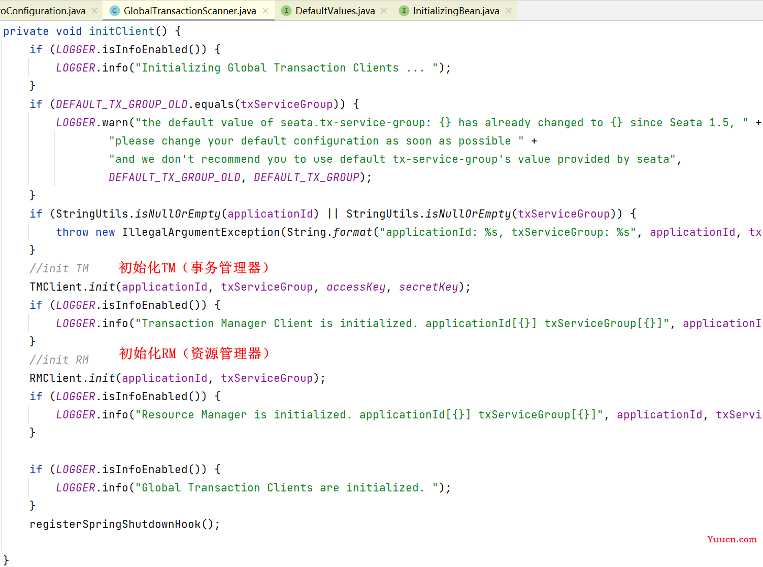 Seata 1.5.2 源码学习