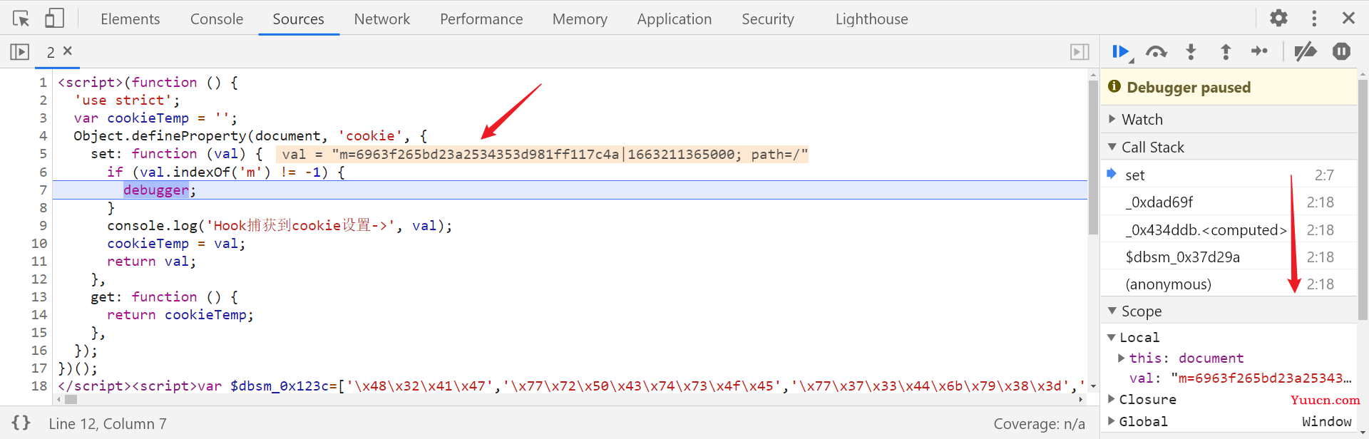 【JS 逆向百例】猿人学系列 web 比赛第二题：js 混淆 - 动态 cookie，详细剖析