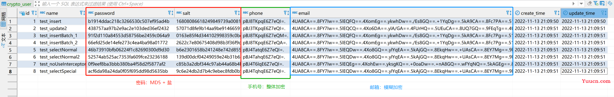 数据加密 - 数据库隐私字段组件