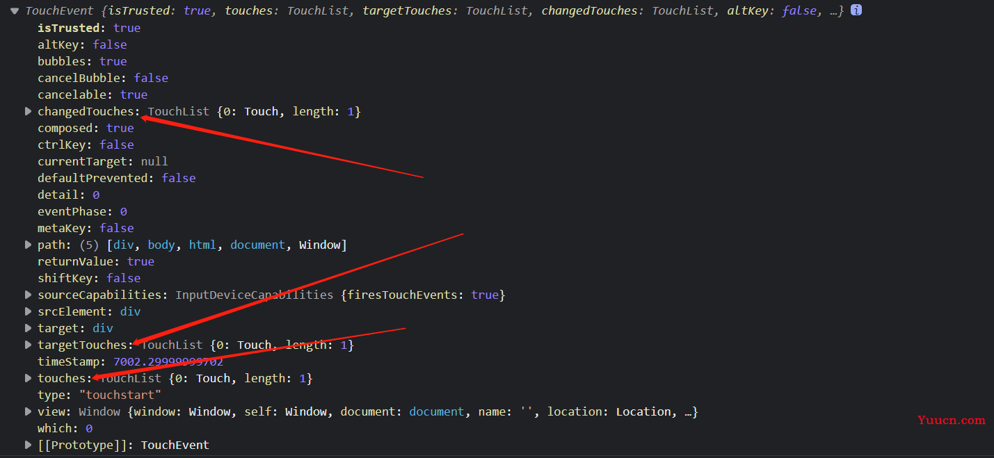 JavaScript移动端常用事件之touch触摸事件详解