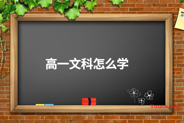 高一文科怎么学