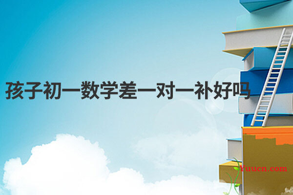 孩子初一数学差一对一补好吗