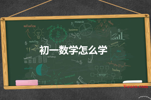初一数学怎么学