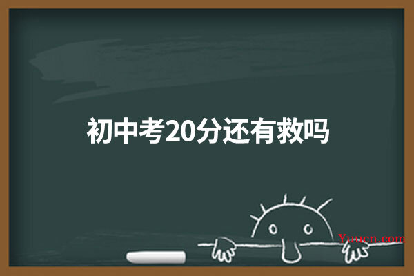 初中考20分还有救吗