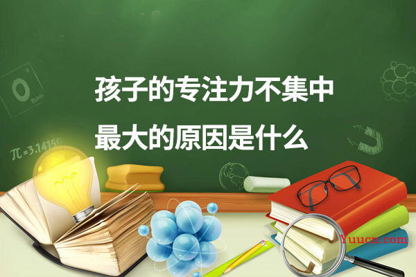 孩子的专注力不集中最大的原因是什么