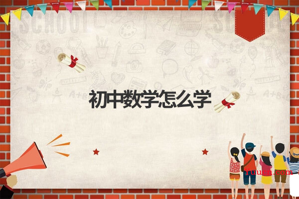 初中数学怎么学