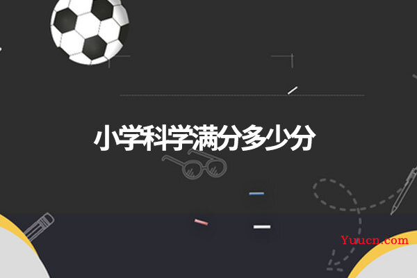 小学科学满分多少分