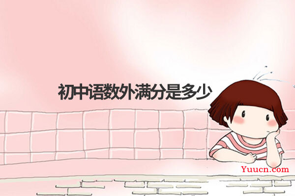 初中语数外满分是多少