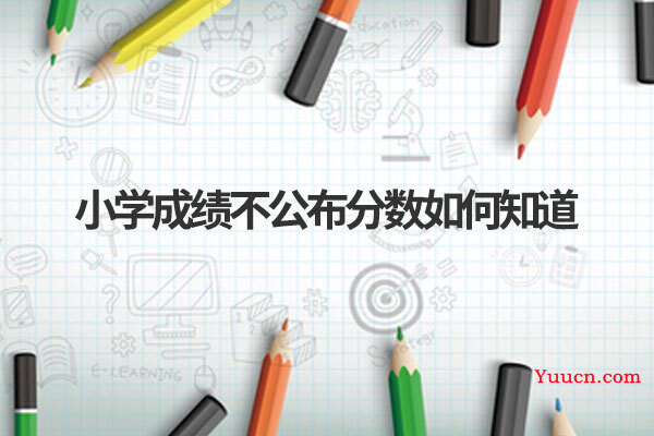 小学成绩不公布分数如何知道 小学成绩不公布分数如何知道