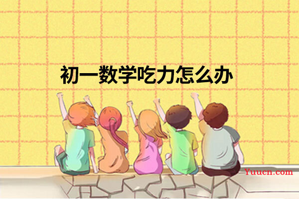 初一数学吃力怎么办