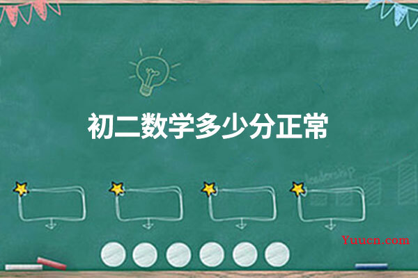 初二数学多少分正常