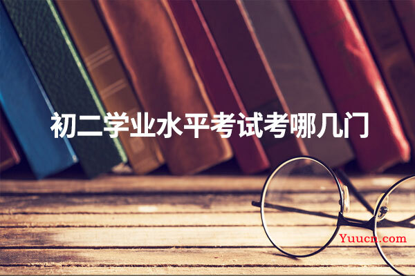 初二学业水平考试考哪几门