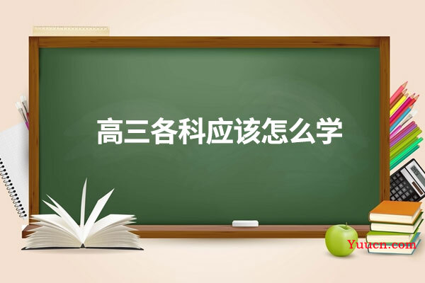 高三各科应该怎么学