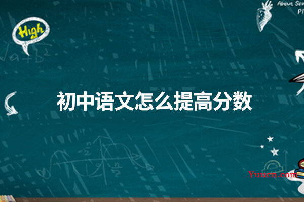 初中语文怎么提高分数