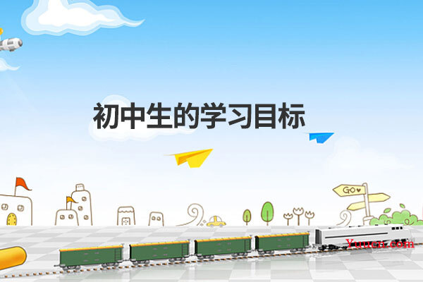 初中生的学习目标 初中生的学习目标