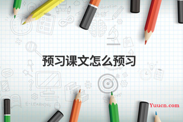 预习课文怎么预习