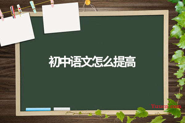初中语文怎么提高