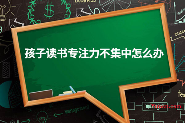 孩子读书专注力不集中怎么办
